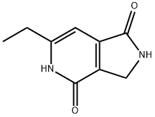 1H-Pyrrolo[3,4-c]pyridine-1,4(2H)-dione, 6-ethyl-3,5-dihydro-, 1148027-26-2, 结构式