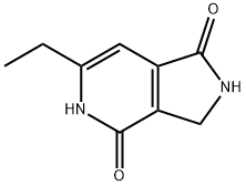 1H-Pyrrolo[3,4-c]pyridine-1,4(2H)-dione, 6-ethyl-3,5-dihydro- Structure