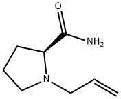 (S)-1-ALLYLPYRROLIDINE-2-CARBOXAMIDE, 114812-43-0, 结构式