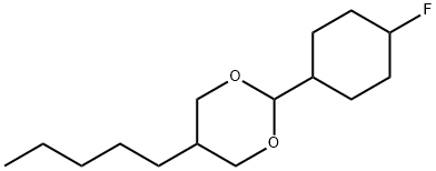 2-(4-FLUOROCYCLOHEXYL)-5-PENTYL-1,3-DIOXANE 结构式