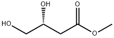 Butanoic acid, 3,4-dihydroxy-, methyl ester, (3R)- 化学構造式