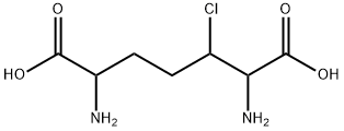 3-chlorodiaminopimelic acid Structure