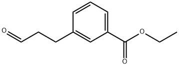 3-(3-氧代丙基)苯甲酸乙酯, 114837-81-9, 结构式