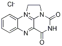 4,6-Dioxo-2,4,5,6-tetrahydro-1H-benzo[g]imidazo-[1,2,3-ij]pteridin-12-ium chloride Structure
