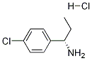 (S)-1-(4-氯苯基)-1-丙胺盐酸盐 结构式