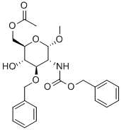 a-D-Glucopyranoside, methyl 2-deoxy-2-[[(phenylmethoxy)carbonyl]amino]-3-O-(phenylmethyl)-, 6-acetate