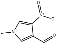 1H-Pyrrole-3-carboxaldehyde,1-methyl-4-nitro-(9CI) Structure