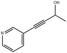 3-Butyn-2-ol, 4-(3-pyridinyl)- (9CI) 结构式