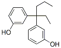 3,3'-dihydroxy-alpha,beta-diethyldiphenylethane Structure