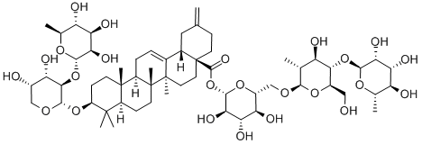 刺五加皂甙 B 结构式