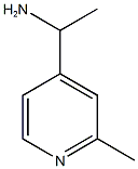 4-Pyridinemethanamine,alpha,2-dimethyl-(9CI) Structure