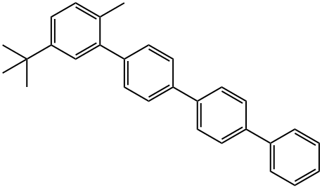 2-METHYL-5-TERT-BUTYL-P-QUATERPHENYL 结构式