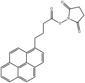 1-芘丁酸N-羟基琥珀酰亚胺酯,114932-60-4,结构式