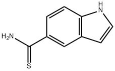 1H-INDOLE-5-CARBOTHIOIC ACID AMIDE Structure