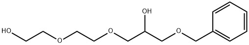 1-[2-(2-Hydroxyethoxy)ethoxy]-3-benzyloxy-2-propanol Struktur