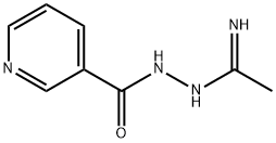3-Pyridinecarboxylicacid,2-(1-iminoethyl)hydrazide(9CI) Struktur