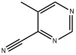 4-Pyrimidinecarbonitrile, 5-methyl- (9CI) 化学構造式