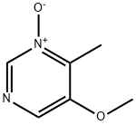 Pyrimidine, 5-methoxy-4-methyl-, 3-oxide (9CI) Structure