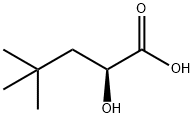 (R)-2-Hydroxy-4,4-diMethyl-pentanoic acid 化学構造式