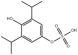 PROPOFOL-4-HYDROXY-4-HYDROGENSULFATE Structure