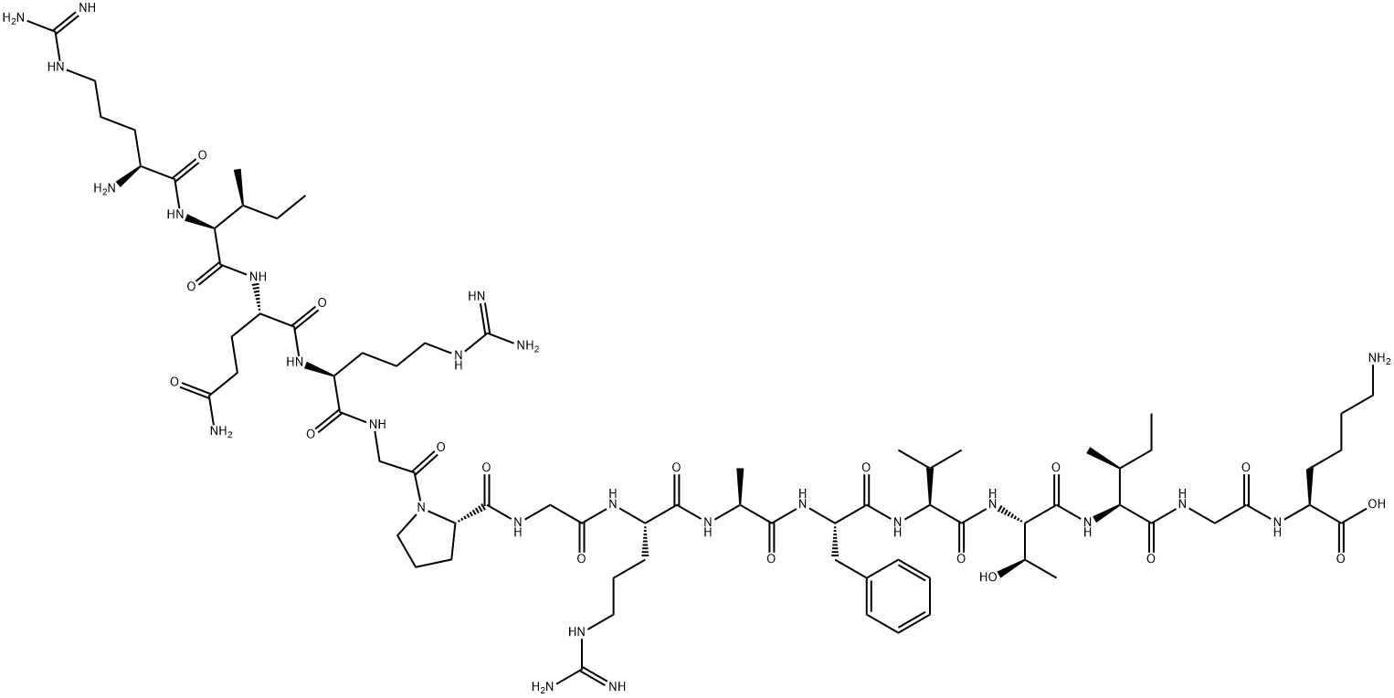 HIV (GP120) FRAGMENT (315-329) Structure