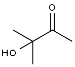 3-ヒドロキシ-3-メチル-2-ブタノン 化学構造式