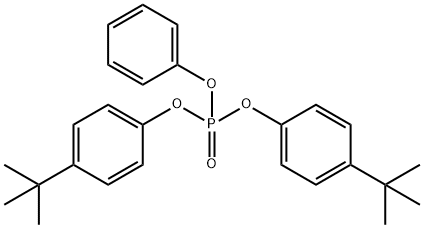ビス(4-tert-ブチルフェニル)フェニルホスファート 化学構造式
