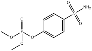 Phosphoric acid dimethyl 4-sulfamoylphenyl ester 结构式