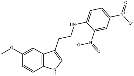 N-(2,4-dinitrophenyl)-5-methoxytryptamine 结构式