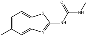 Urea, N-methyl-N-(5-methyl-2-benzothiazolyl)- (9CI) 结构式