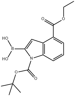 1-BOC-4-(에톡시카르보닐)인돌-2-보론산