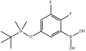 5-(T-BUTYLDIMETHYLSILYLOXY)-2,3-DIFLUOROPHENYLBORONIC ACID,1150114-45-6,结构式