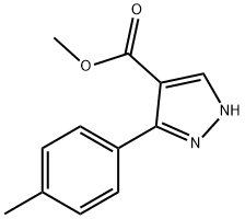 Methyl5-p-tolylpyrazole-4-carboxylate Structure