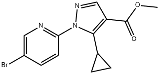 Methyl1-(5-bromopyridin-2-yl)-5-cyclopropylpyrazole-4-carboxylate price.