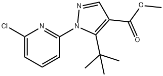 1150164-37-6 METHYL 5-TERT-BUTYL-1-(6-CHLOROPYRIDIN-2-YL)PYRAZOLE-4-CARBOXYLATE