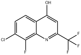 1150164-84-3 7-CHLORO-8-FLUORO-2-(TRIFLUOROMETHYL)QUINOLIN-4-OL
