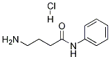 ButanaMide, 4-aMino-N-phenyl-, Monohydrochloride 结构式