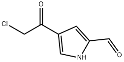 4-(2-CHLOROACETYL)-1H-PYRROLE-2-CARBALDEHYDE Struktur