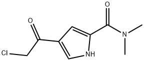 1H-Pyrrole-2-carboxamide, 4-(chloroacetyl)-N,N-dimethyl- (9CI) Structure