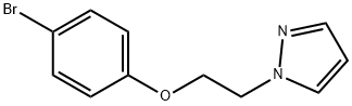 1-(2-(4-Bromophenoxy)ethyl)pyrazole Struktur