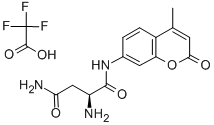 (S)-2-氨基-N1-(4-甲基-2-氧代-2H-色烯-7-基)琥珀酰胺2,2,2-三氟乙酸 结构式