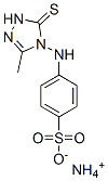 115054-38-1 Benzenesulfonic acid, 4-((1,5-dihydro-3-methyl-5-thioxo-4H-1,2,4-triazol-4-yl)amino)-, ammonium salt