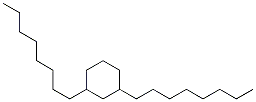 1,3-Dioctylcyclohexane 结构式
