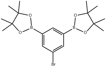 5-BROMO-1,3-PHENYLENEDIBORONIC ACID, PINACOL ESTER,1150561-62-8,结构式