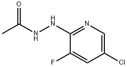 2-(N’-Acetylhydrazino)-5-chloro-3-fluoropyridine Structure