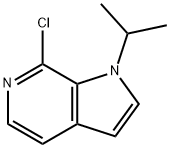 7-chloro-1-(propan-2-yl)-1H-pyrrolo[2,3-c]pyridine Struktur