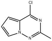 4-chloro-2-methylpyrrolo[1,2-f][1,2,4]triazine Struktur