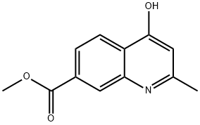Methyl 4-hydroxy-2-Methylquinoline-7-carboxylate Struktur