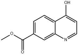 Methyl 4-hydroxyquinoline-7-carboxylate Struktur