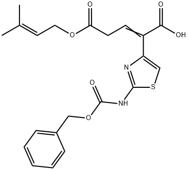 2-[2-[[(Phenylmethoxy)carbonyl]amino]-4-thiazolyl]-2-pentenedioic acid 5-(3-methyl-2-butenyl) ester price.